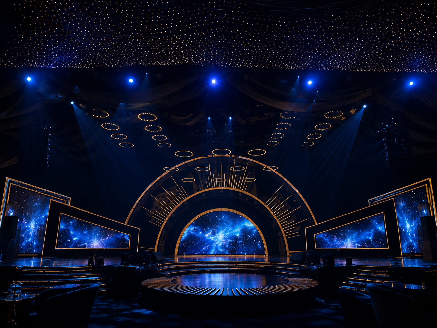 Apna Projections stage production